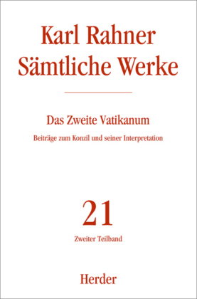 Karl Rahner Sämtliche Werke. Teilbd.2