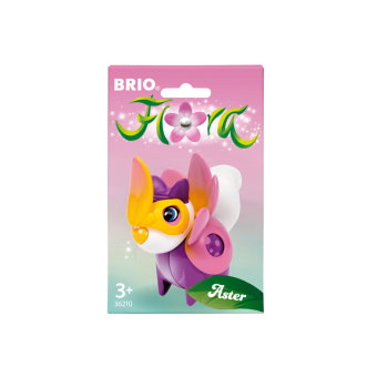 BRIO Flora - 36210 Aster im Blumen-Outfit | Spielset für endlosen fantasievollen Spielspaß für Mädch