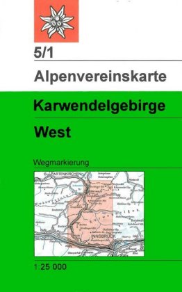 Karwendelgebirge - Westliches Blatt