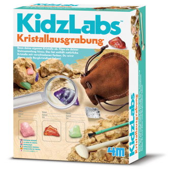 Kristallausgrabung (Experimentierkasten)