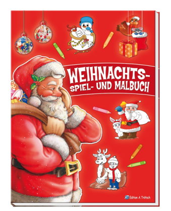 Weihnachts- Spiel- und Malbuch