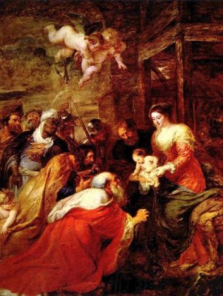 Peter Paul Rubens - Anbetung der Heiligen Drei Könige - 500 Teile (Puzzle)