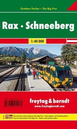 Rax - Schneeberg, Wanderkarte 1:40.000, WK 022 OUP, Outdoor Pocket; .