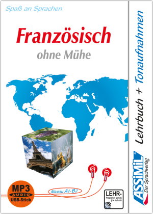 ASSiMiL Französisch ohne Mühe - MP3-Sprachkurs mit USB-Stick - Niveau A1-B2