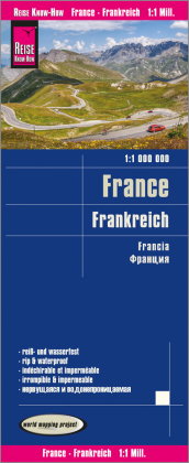 Reise Know-How Landkarte Frankreich / France (1:1.000.000)