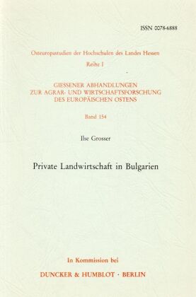 Private Landwirtschaft in Bulgarien.