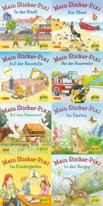 Pixi-8er-Set 199: Meine Sticker-Pixis (8x1 Exemplar), 8 Teile