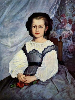Pierre-Auguste Renoir - Porträt der Mademoiselle Romaine Lancaux - 500 Teile (Puzzle)