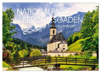 Nationalpark Berchtesgaden- Magische Augenblicke (Wandkalender 2024 DIN A2 quer), CALVENDO Monatskal