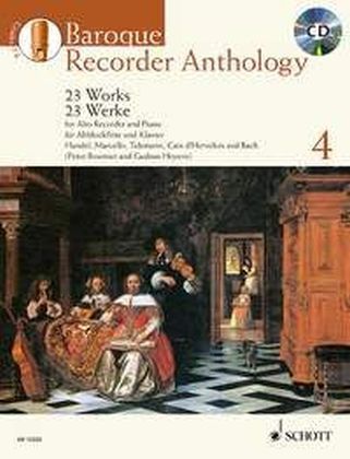 Baroque Recorder Anthology, für Alt-Blockflöte und Klavier, m. Audio-CD. Vol.4