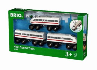 BRIO World - Schnellzug mit Sound, Holz, 3 Teile