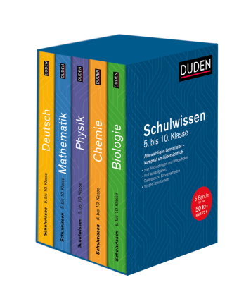 Duden Schulwissen 5. bis 10. Klasse, 5 Bde.
