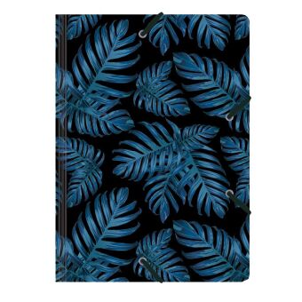 Sammelmappe de Luxe A4, Philodendron blue