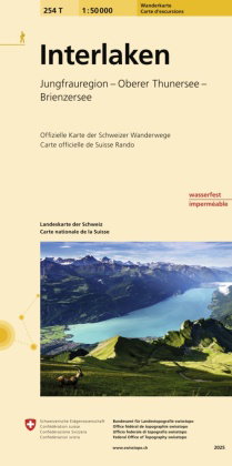 254T Interlaken Wanderkarte