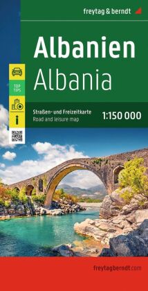freytag & berndt Straßenkarte Albanien 1:150.000
