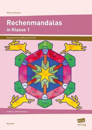 Meine schönsten Rechenmandalas in Klasse 1