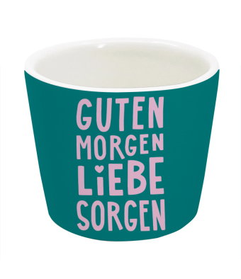 Eierbecher Gute Laune Guten Morgen Liebe Sorgen