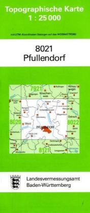 Topographische Karte Baden-Württemberg Pfullendorf