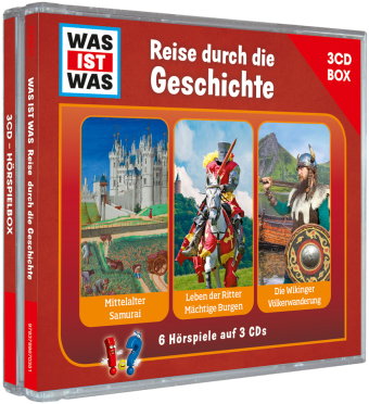 WAS IST WAS 3-CD Hörspielbox. Reise durch die Geschichte, Audio-CD