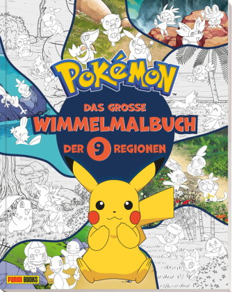 Pokémon: Das große Wimmelmalbuch der 9 Regionen