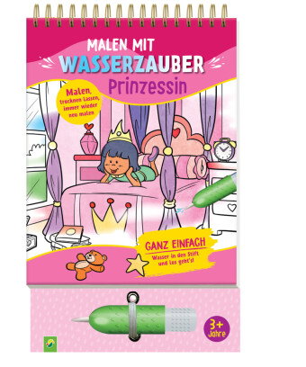Malen mit Wasserzauber Prinzessin