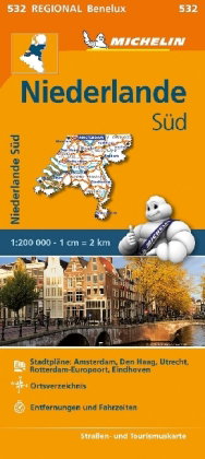 Michelin Karte Niederlande Süd