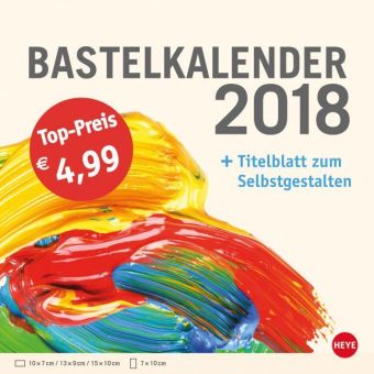 Bastelkalender klein champagner 2018
