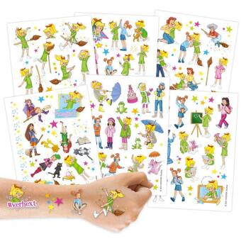 100 Kinder-Tattoos 'Bibi Blocksberg'