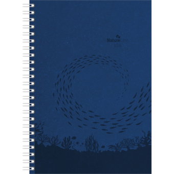 Alpha Edition - Wochenplaner Nature Line Ocean Ringbuch 2026 - Taschenkalender 15×21 cm mit 128 Seit