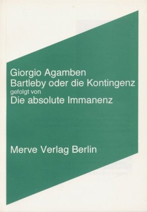 Bartleby oder die Kontingenz