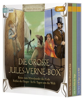 Die große Jules-Verne-Box, 3 Audio-CD, 3 MP3
