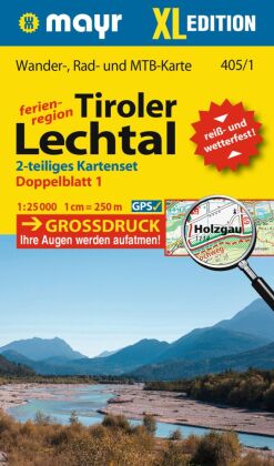Mayr Wanderkarte Tiroler Lechtal XL (2-Karten-Set) 1:25.000