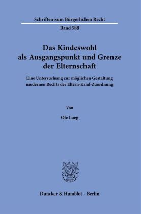Das Kindeswohl als Ausgangspunkt und Grenze der Elternschaft