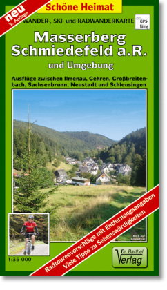 Doktor Barthel Karte Masserberg, Schmiedefeld a. R. und Umgebung