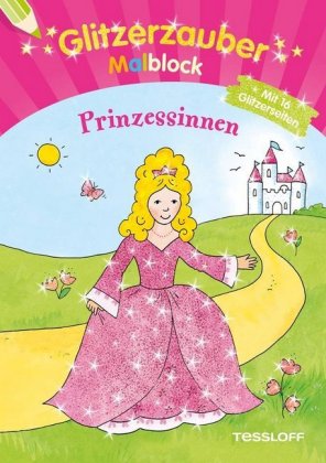 Glitzerzauber Malblock Prinzessinnen