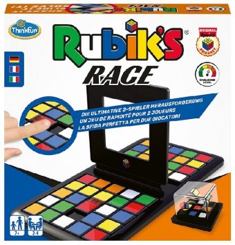 ThinkFun - 76399 - Rubik's Race - Die Herausforderung für Fans des original Rubik's Cubes, temporeic