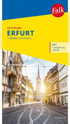 Falk Cityplan Erfurt 1:20.000