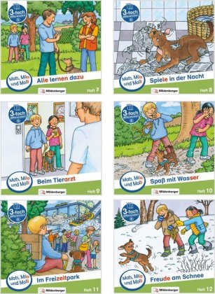 Paket - Mats, Mila und Molli - Heft 7-12, Schwierigkeitsstufe B. H.7-12
