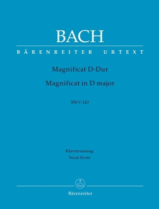 Magnificat D-Dur BWV 243, Klavierauszug