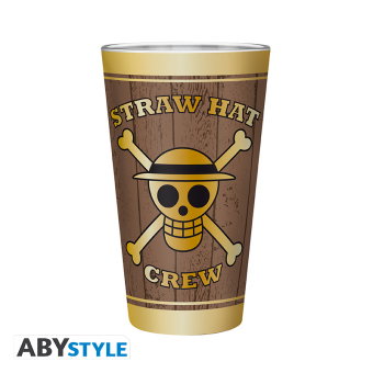 ONE PIECE - Large Glass - - Skulls - Matte