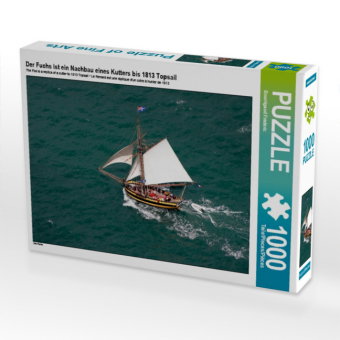 CALVENDO Puzzle Der Fuchs ist ein Nachbau eines Kutters bis 1813 Topsail | 1000 Teile Lege-Größe 64