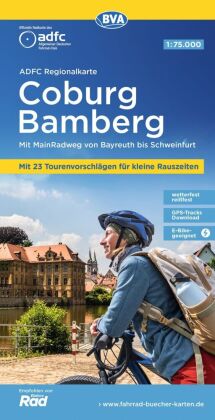 BVA ADFC Regionalkarte Coburg Bamberg 1:75.000