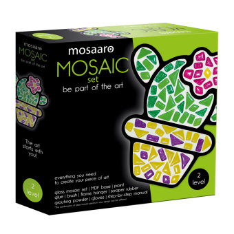 Kreativ-Set Mosaaro Glasmosaik Kaktus MA2006