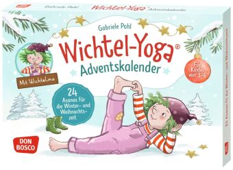 Wichtel-Yoga-Adventskalender. 24 Asanas für die Winter- und Weihnachtszeit, m. 1 Beilage