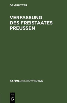 Verfassung des Freistaates Preußen