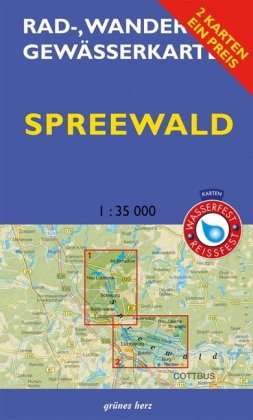 Rad-, Wander- & Gewässerkarte Spreewald, 2 Bl.