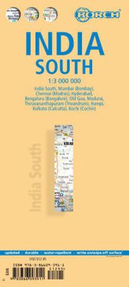 Borch Map India South / Südindien