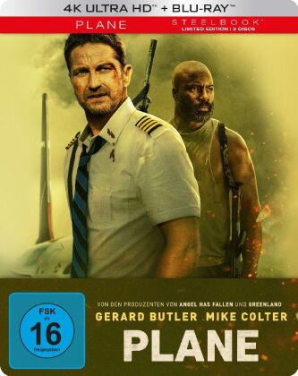 Plane, 1 4K UHD-Blu-ray + 1 Blu-ray (SteelBook)
