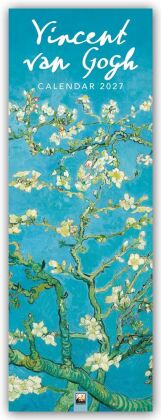 Vincent van Gogh - Slimline-Kalender 2027 - Original Flame Tree Publishing-Kalender Slimeline [Kalen