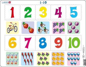 Zählen 1-10 (Kinderpuzzle)